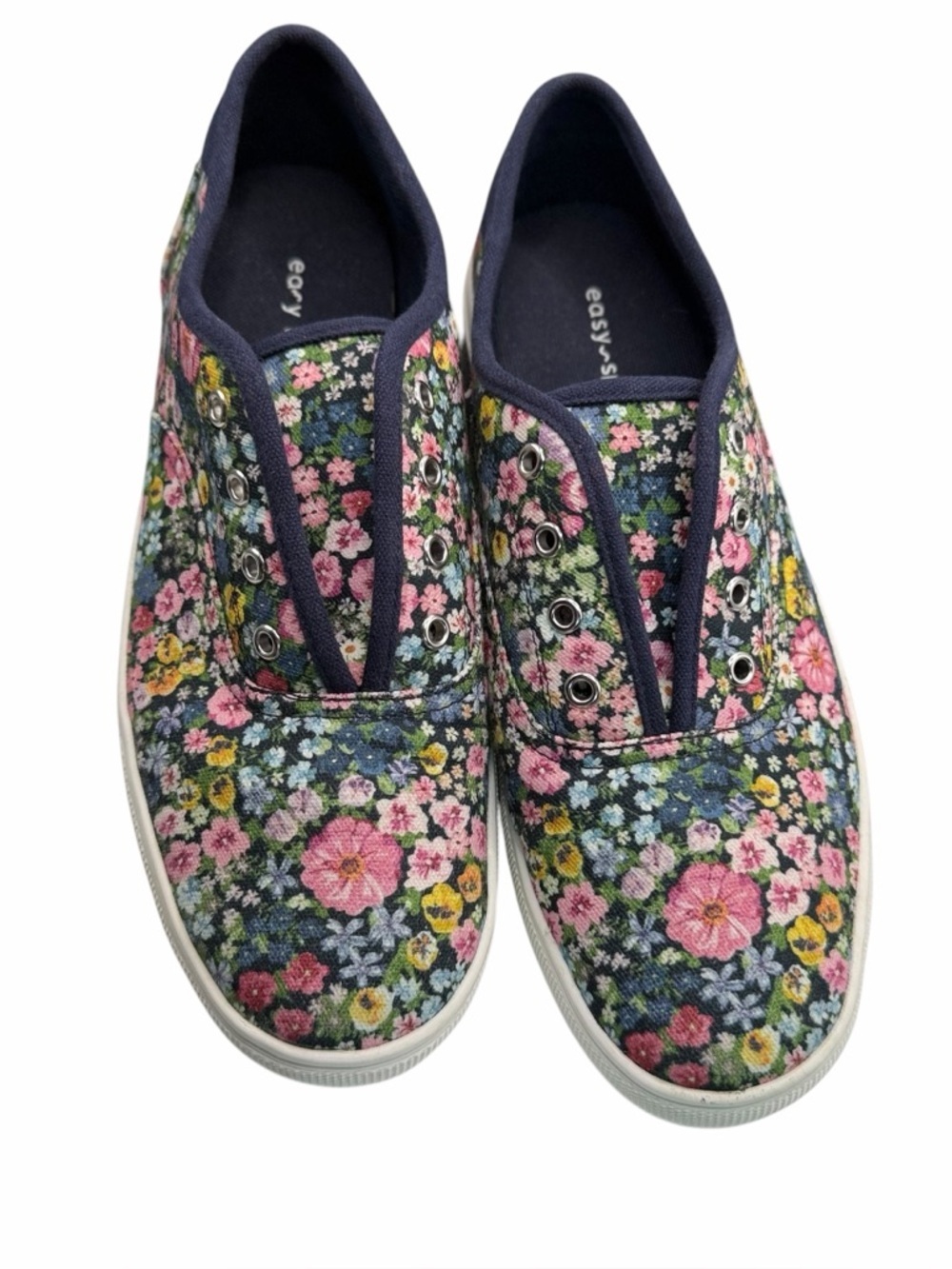 Easy Spirit Canvas Floral Print Sneakers